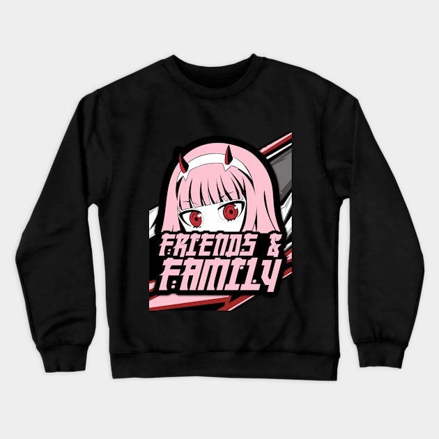 Friends and Family Alternative Crewneck Sweatshirt by iNSo's Storefront